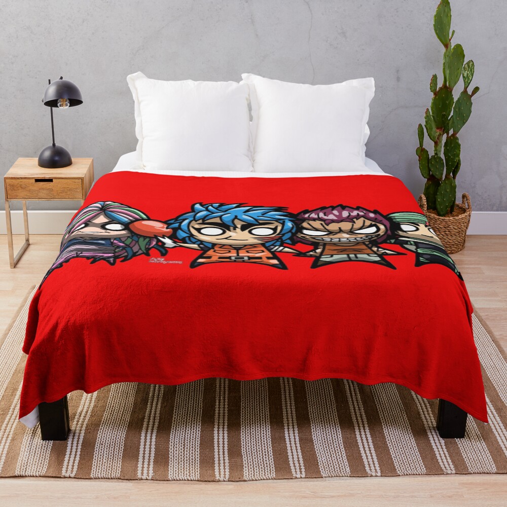 Toriko Chibi Heavenly Kings Throw Blanket