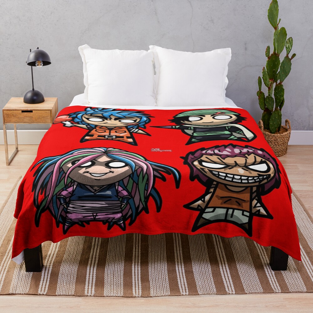 Toriko Chibi Heavenly Kings Classic Throw Blanket