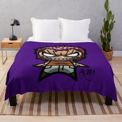 Toriko Zebra Chibi Throw Blanket