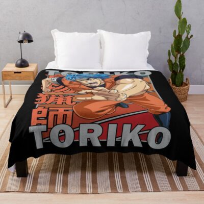 Anime Toriko Retro Design Throw Blanket