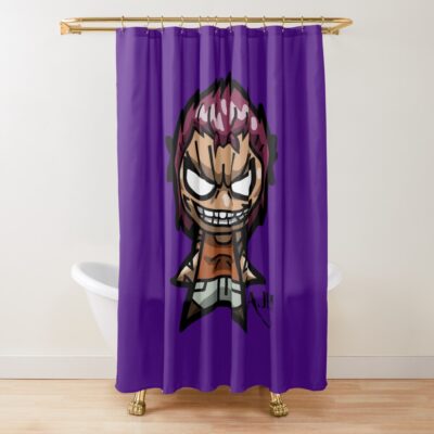 Toriko Zebra Chibi Shower Curtain