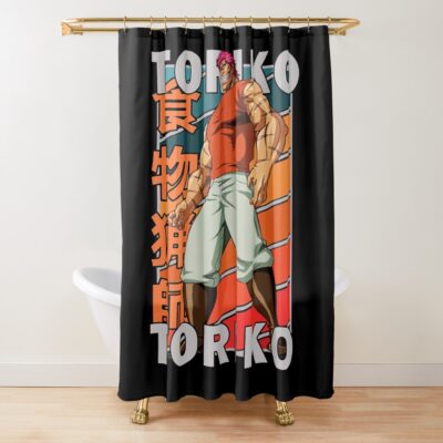 Zebra Toriko Anime Shower Curtain