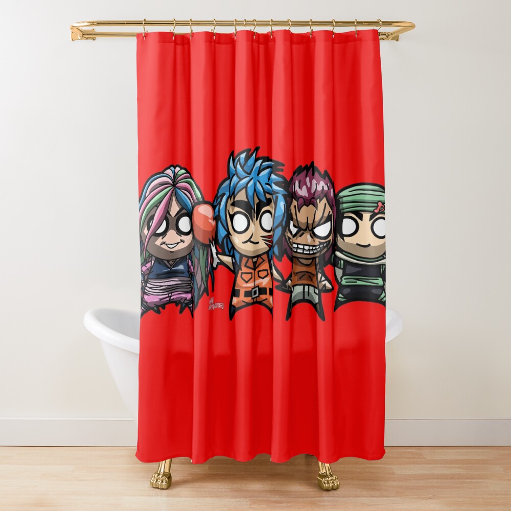 Toriko Chibi Heavenly Kings Shower Curtain