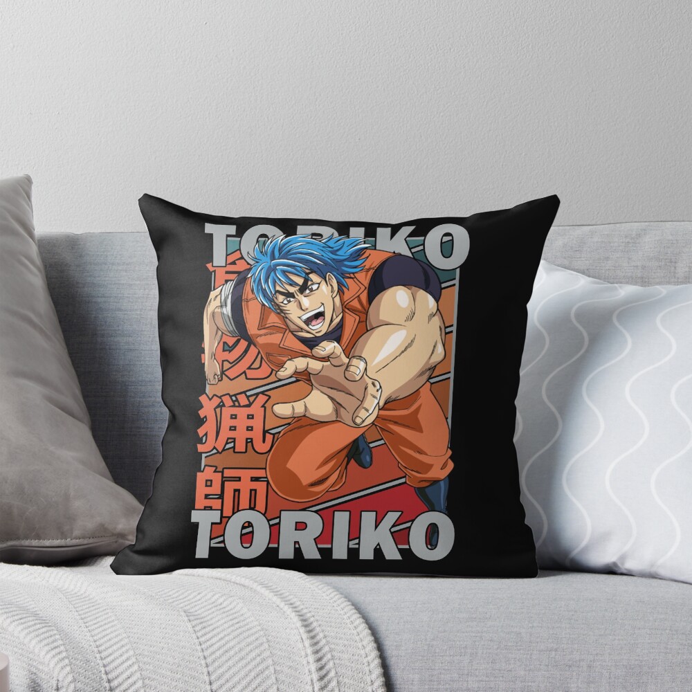 Anime Toriko Retro Design Throw Pillow