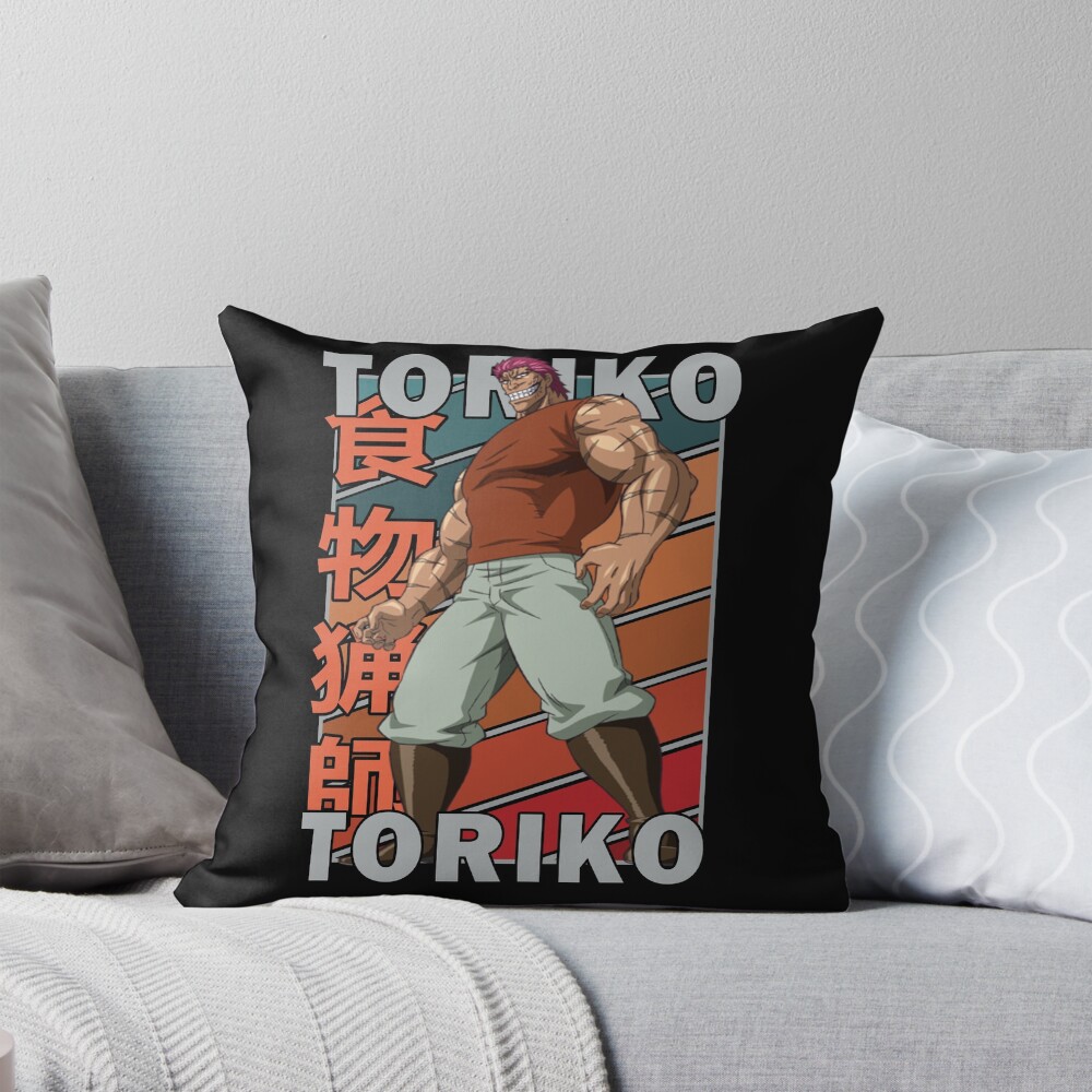 Zebra Toriko Retro Stripe Design Throw Pillow